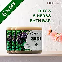 5 HERBS BATH BAR - BUY 3 COMBO 5 HERBS BATH BAR - BUY 3 COMBO